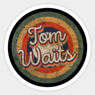 Tom Name Personalized Waits Vintage Retro 60s 70s Birthday Gift Sticker